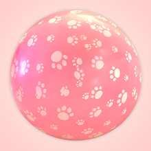 Load image into Gallery viewer, G. Paw-Print Balloons - Pink, Blue or Black &amp; White
