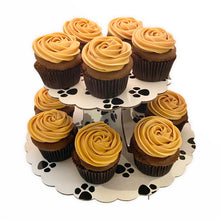 Load image into Gallery viewer, H. Pupcake Stand - Pink, Blue, Black &amp; White
