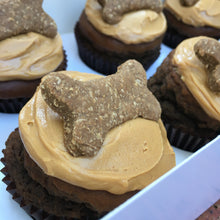 Load image into Gallery viewer, Pupcakes - Bone On Top - Peanut Butter &amp; Carob
